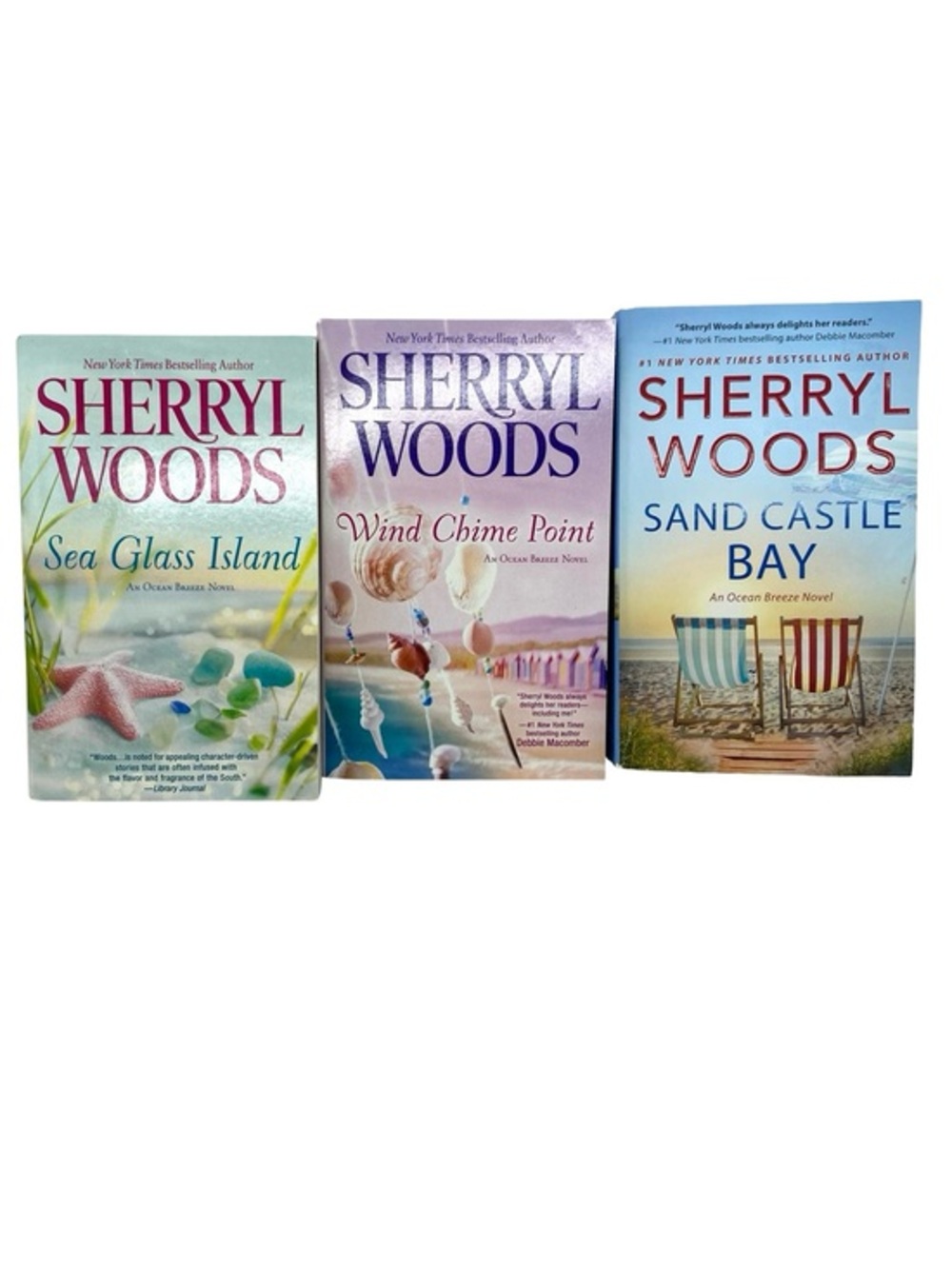 Sherryl Woods Ocean Breeze Trilogy Romance Books